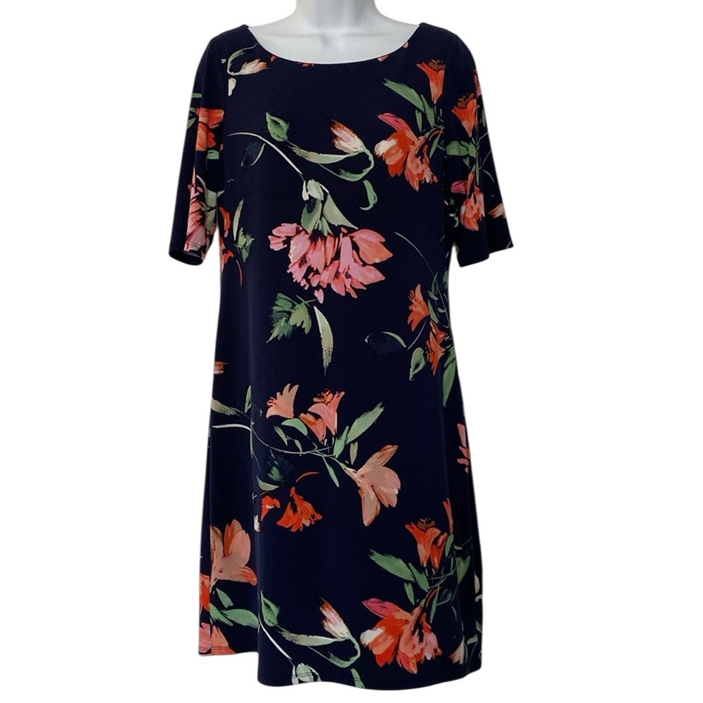 Eliza J Floral Shift Dress 10
